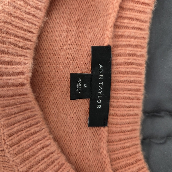 Ann Taylor Dark Peach Color Sweater - Picture 6 of 8